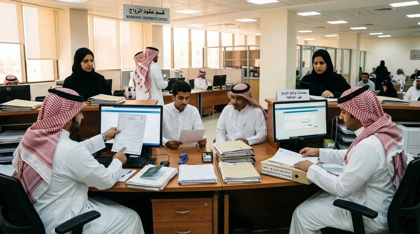 مكتب التيسير لتصاريح الزواج - قسم عقود الزواج